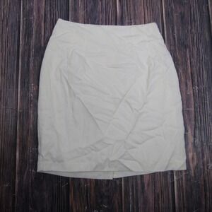 Stringbean Skirt Womens 9/10 Juniors White Pencil Knee Length Vintage Made USA